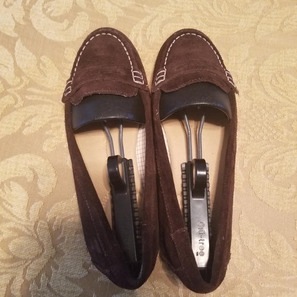 Womens Sperry Top-Sider 8M Brown Suede Loafers - Picture 3 of 4